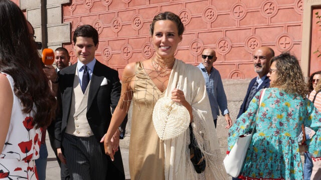 Claudia Osborne en la boda de Clotilde Entrecanales.
