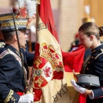 La princesa de Asturias, Leonor, jura bandera en Zaragoza