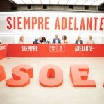 Reunión de la Ejecutiva del PSOE