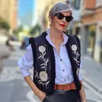 Carmen Gimeno con chaleco de Zara.