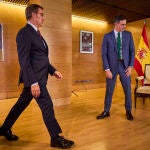 Pedro Sánchez y Alberto Núñez Feijóo