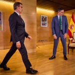 Alberto Núñez Feijóo y Pedro Sánchez