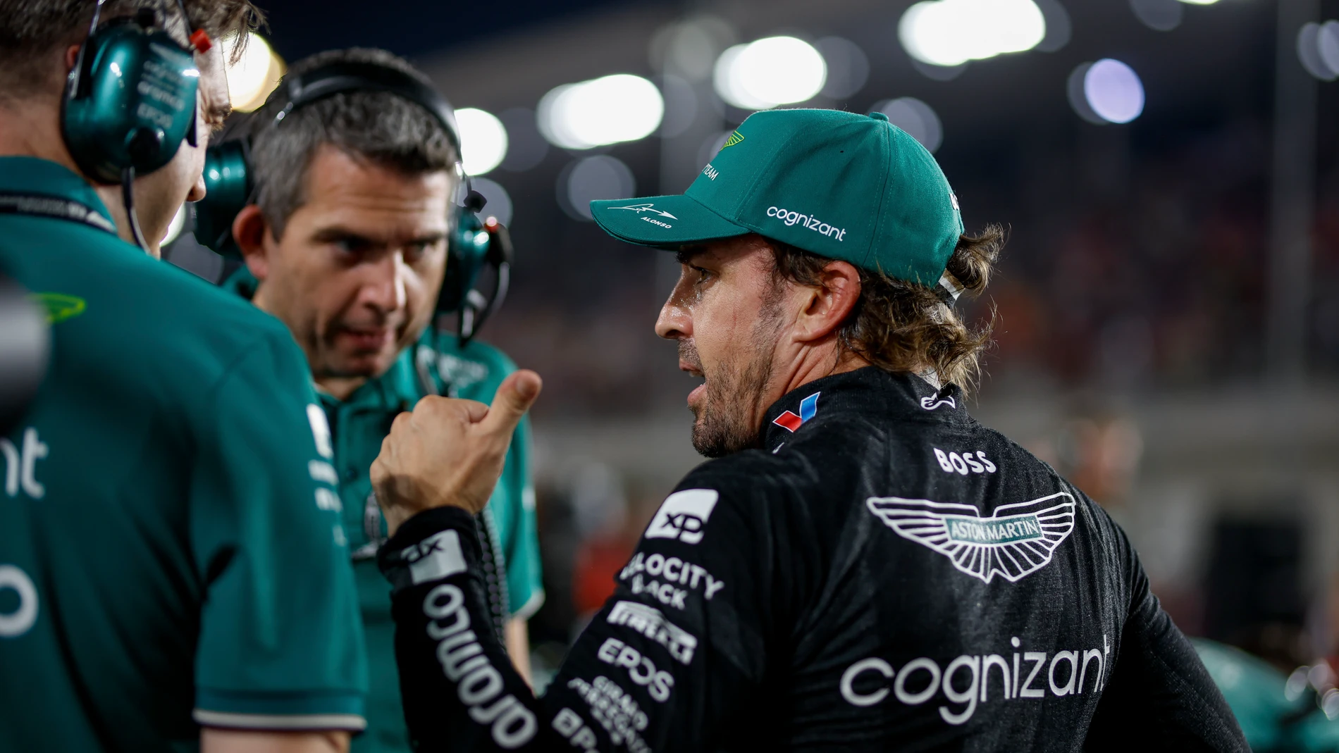 ALONSO Fernando (spa), Aston Martin F1 Team AMR23, portrait during the 2023 Formula 1 Qatar Grand Prix, 17th round of the 2023 Formula One World Championship from October 6 to 8, 2023 on the Lusail International Circuit, in Doha, Qatar - Photo DPPI Dppi / Afp7 08/10/2023 ONLY FOR USE IN SPAIN