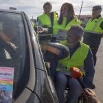 Barcones y Ángel de Propios en el inicio de la campaña especial frente a las distracciones al volante