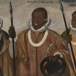 Los mulatos de Esmeraldas (1599), óleo del pintor mestizo Andrés Sánchez Gallque
