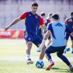 Entrenamiento selección española de fútbol