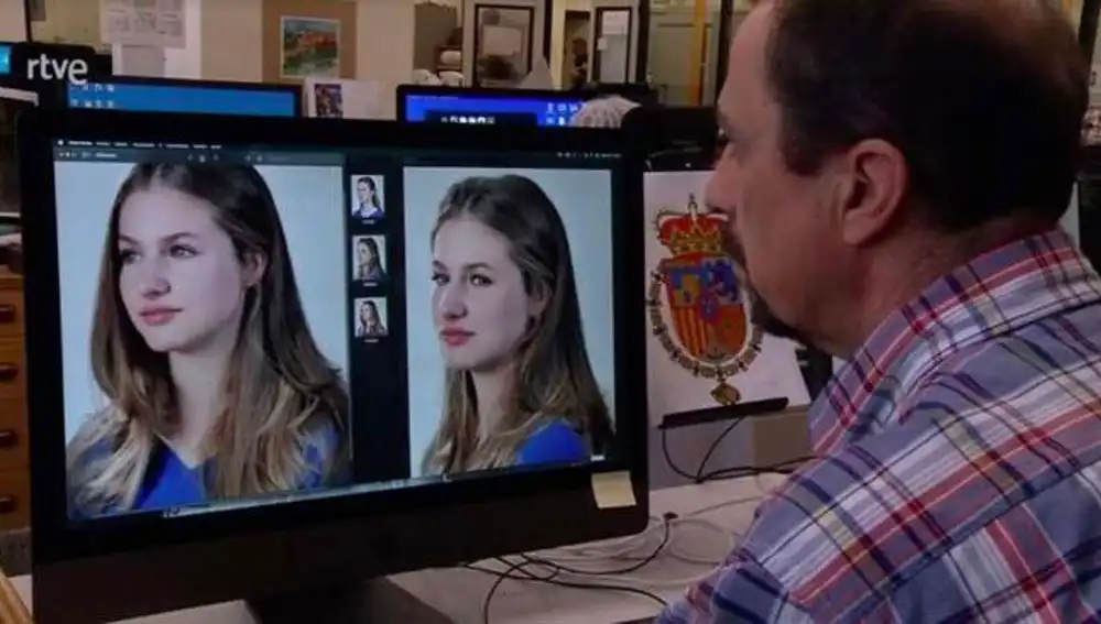 Las fotos de la princesa Leonor para la efigie de su moneda