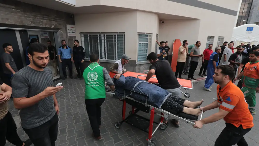 O.Próximo.- Autoridades de Gaza dicen que "cerca del 60%" de los heridos por los ataques de Israel son mujeres y niños