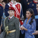 La Princesa Leonor con uniforme militar de gala.
