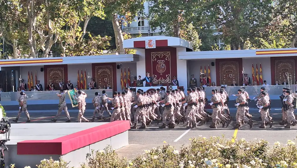 Paso del Escuadrón de Zapadores Paracaidistas del Ejército del Aire