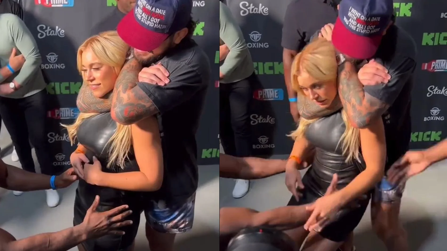 El luchador de MMA Dillon Danis hace que la estrella de OnlyFans Elle Brooke se desmaye con una llave
