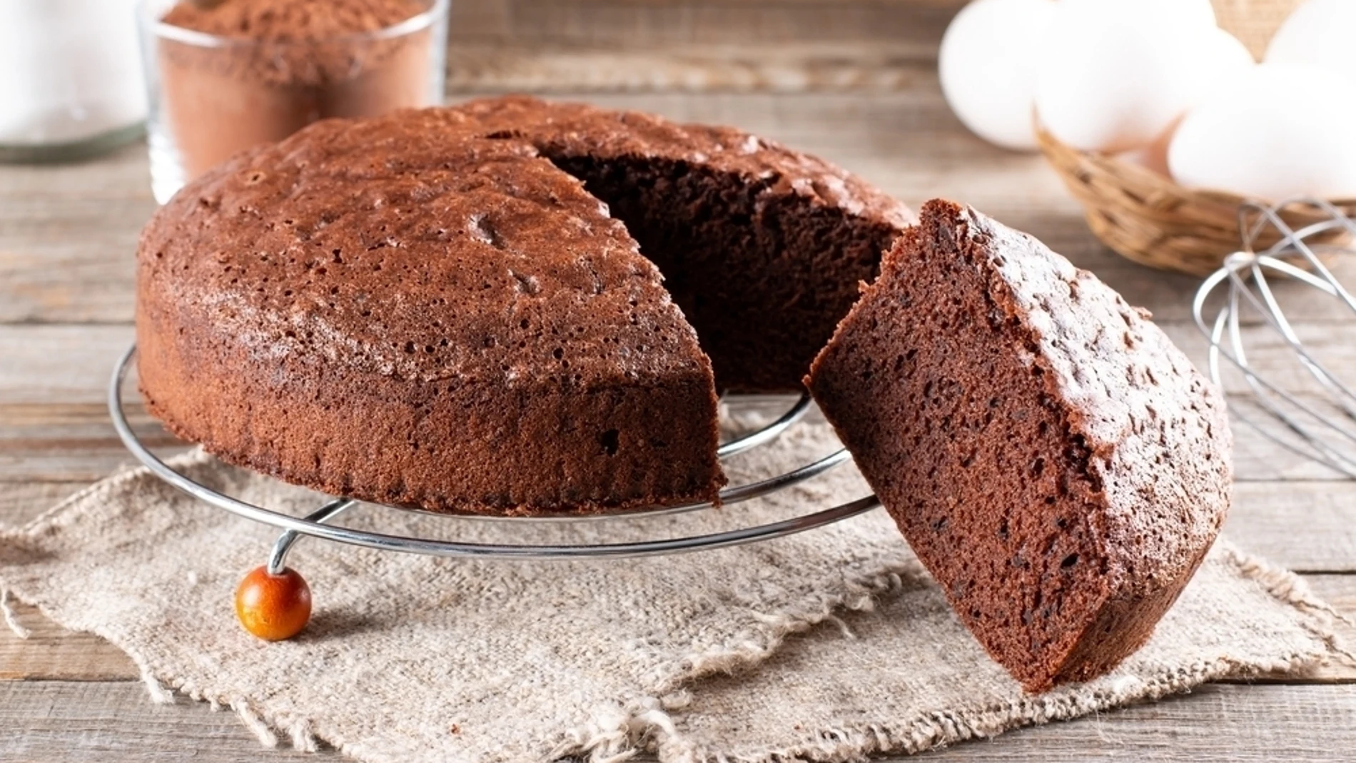 Tarta de castañas y chocolate
