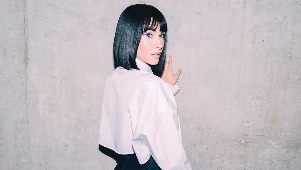 Aitana en su concierto en el Palau Sant Jordi.