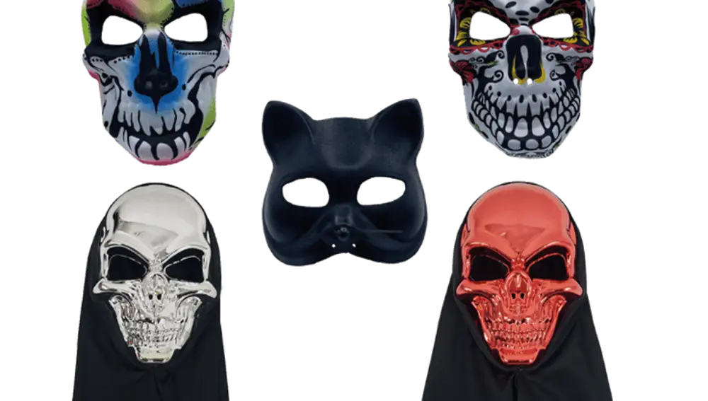 Caretas decorativas Halloween