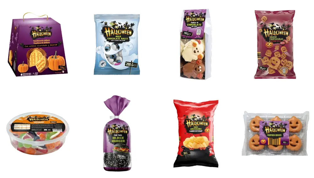 Productos dulces y salados para celebrar Halloween