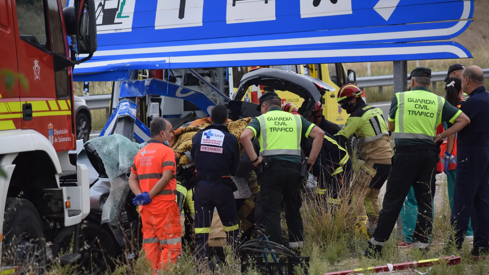 Accidente en la A-50