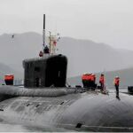 Un submarino ruso de clase Borei