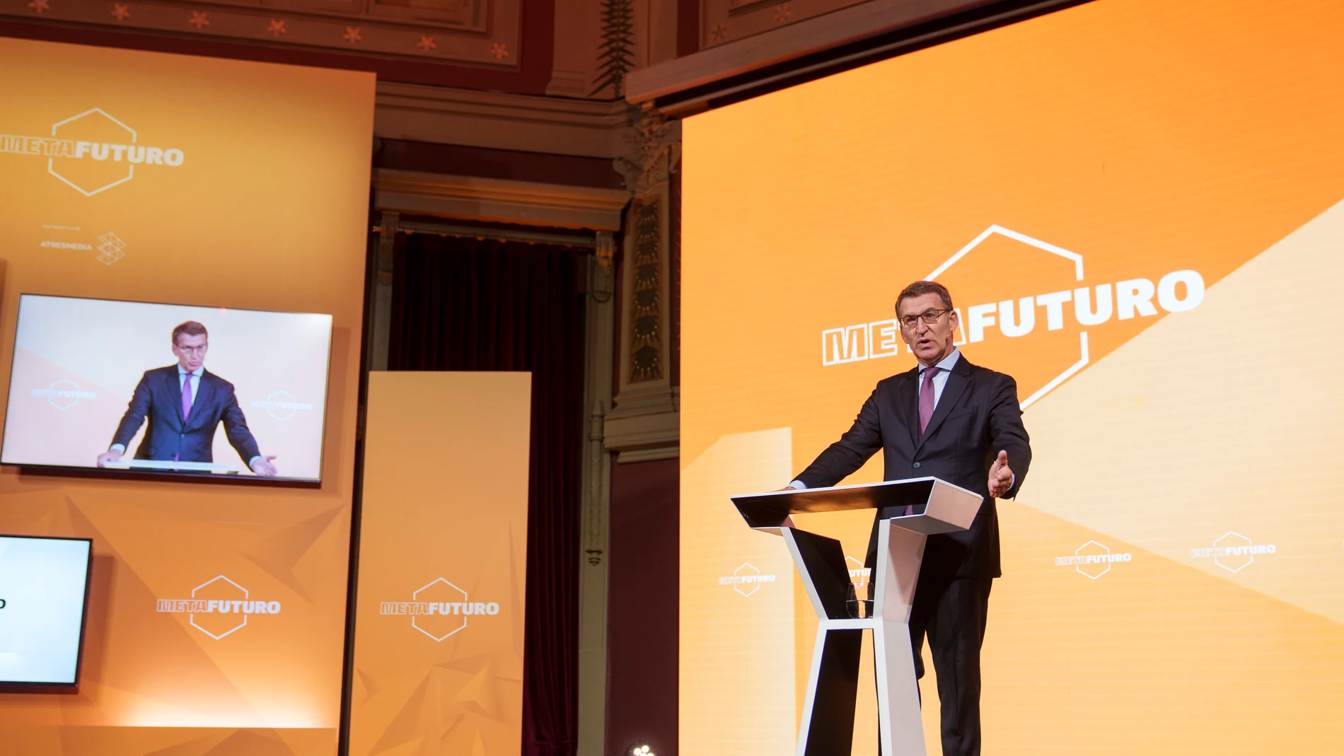 Alberto Núñez Feijóo en las jornadas Metafuturo de Atresmedia.