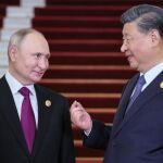 Putin con Xi Jinping en una foto de archivo