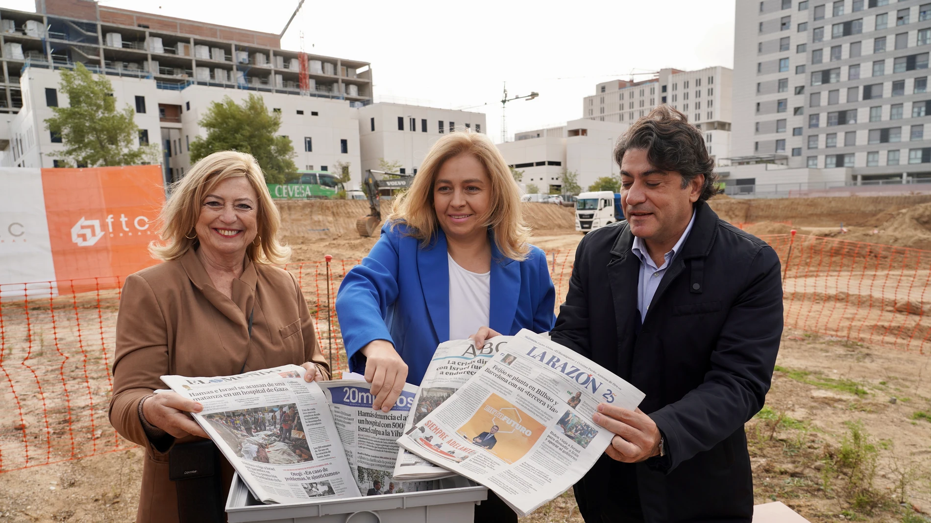 Construcción del nuevo centro cultural en Valdebebas