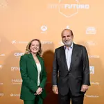 Nadia Calviño y Javier Bardají interviene durante la última jornada de la segunda edición de ‘Metafuturo', en el Ateneo de Madrid.
