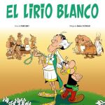 Portada de Astérix "El lirio blanco"