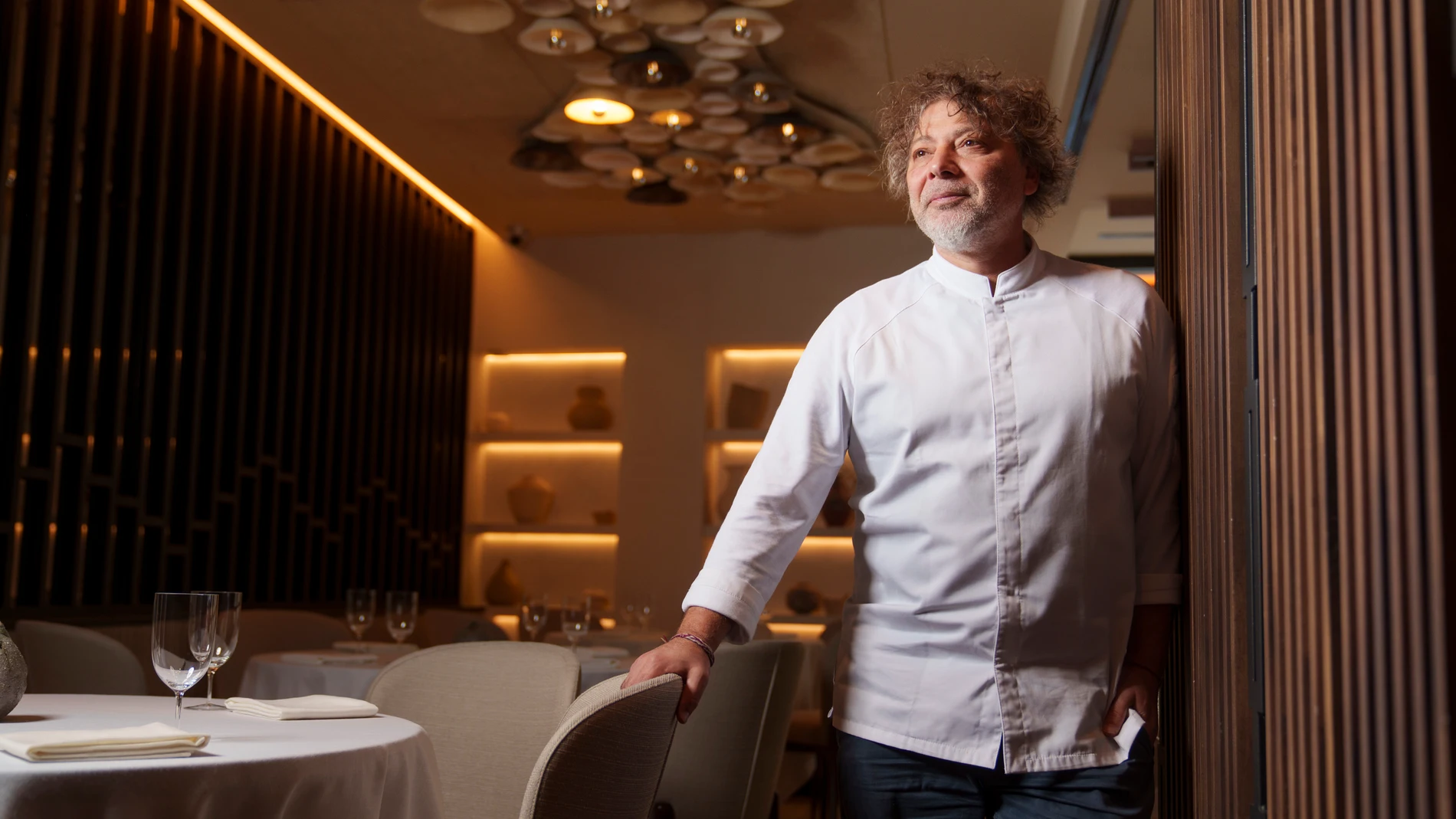 Andres Madrigal en el Restaurante Per Se