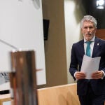 Marlaska informa sobre la alerta antiterrorista a representantes de los grupos parlamentarios