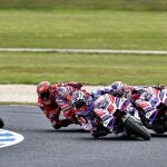 Un momento de la carrera larga en Phillip Island