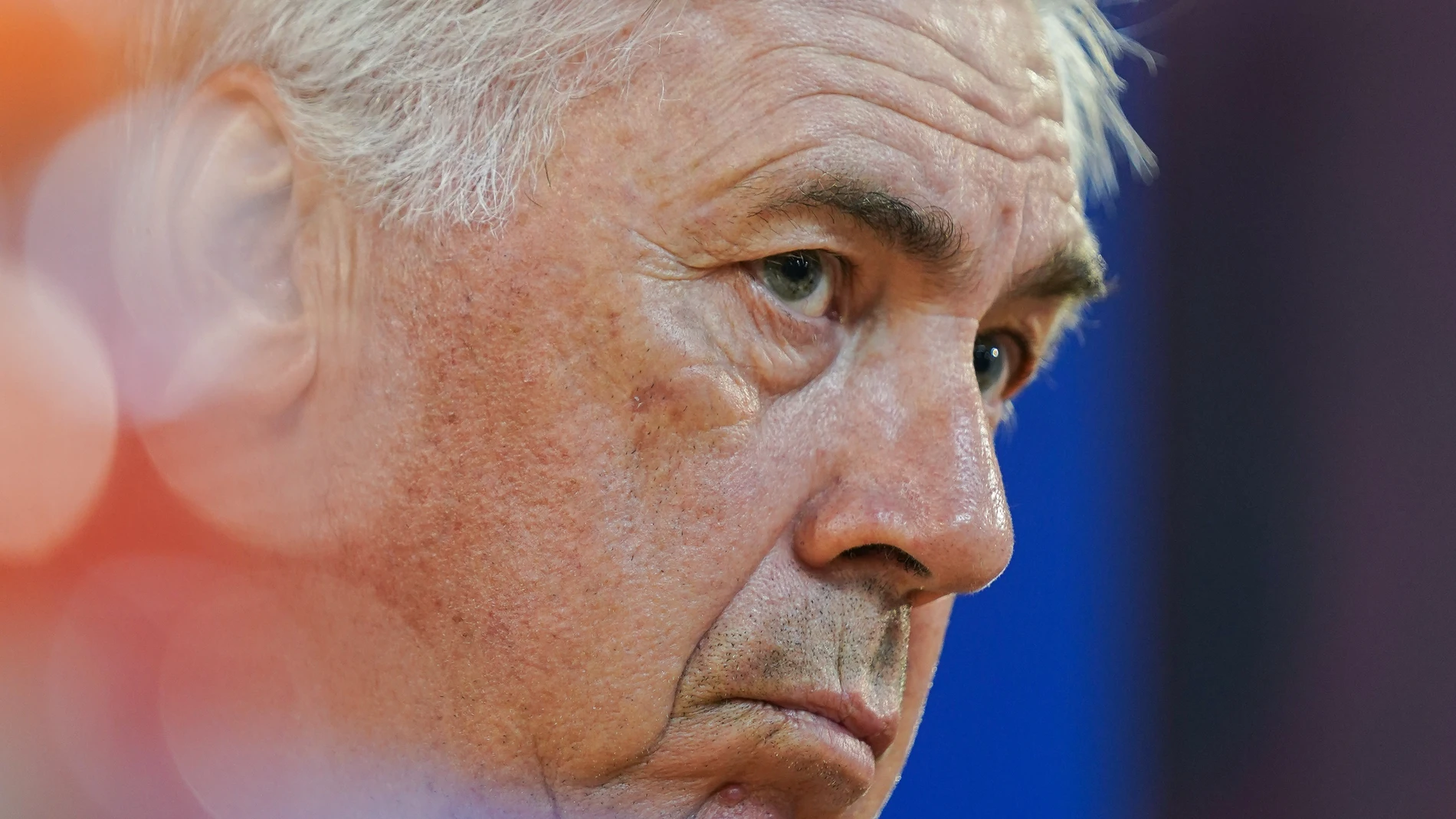 Braga (Portugal), 23/10/2023.- Real Madrid head coach Carlo Ancelotti attends a press conference in Braga, Portugal, 23 October 2023. Real Madrid will play against SC Braga in their UEFA Champions League match on 24 October 2023. (Liga de Campeones) EFE/EPA/HUGO DELGADO