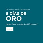 Lo mejor de los 8 Días de Oro de El Corte Inglés, de un vistazo en la web