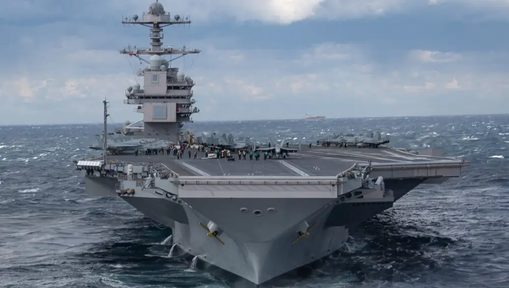 El USS Gerald Ford es el primero de la nueva clase de portaaviones estadounidenses