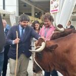 El presidente de la Comunidad, Fernando López Miras, en la inauguración en Lorca de la 56ª Feria Ganadera, Industrial y Agroalimentaria Sepor. 