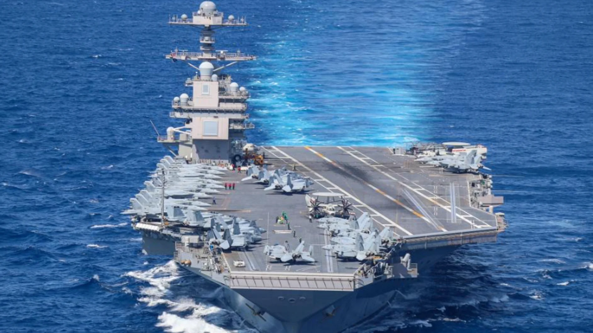 Imagen de archivo del USS Gerald Ford