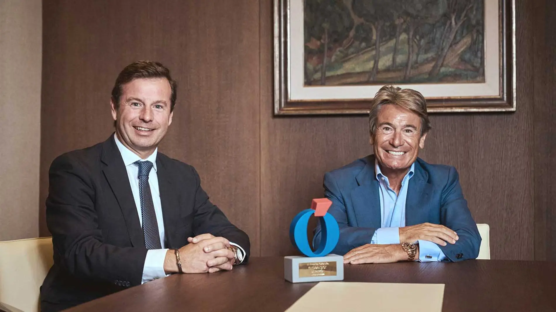 Juan Carlos Sanz-Viveros junto a Manuel Torreblanca, empresario y actual presidente de GlobalSist