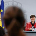 Isabel Rodríguez, en la conferencia de prensa posterior al Consejo de ministros
