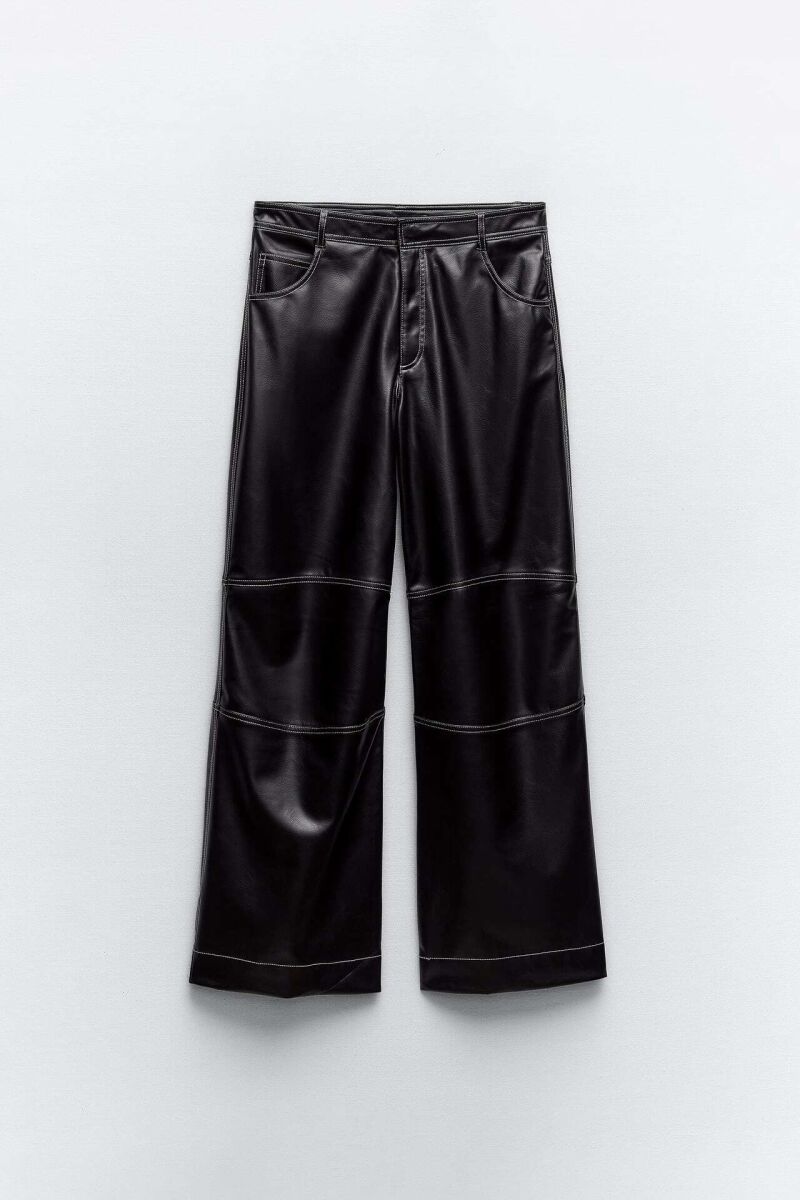 Pantalón efecto piel