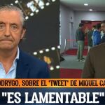 La viral reacción de Pedrerol en El Chiringuito tras el insulto a Vinicius de un directivo del Barcelona