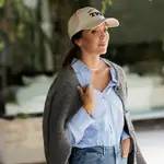 Tamara Falcó con su nueva colección de ropa.