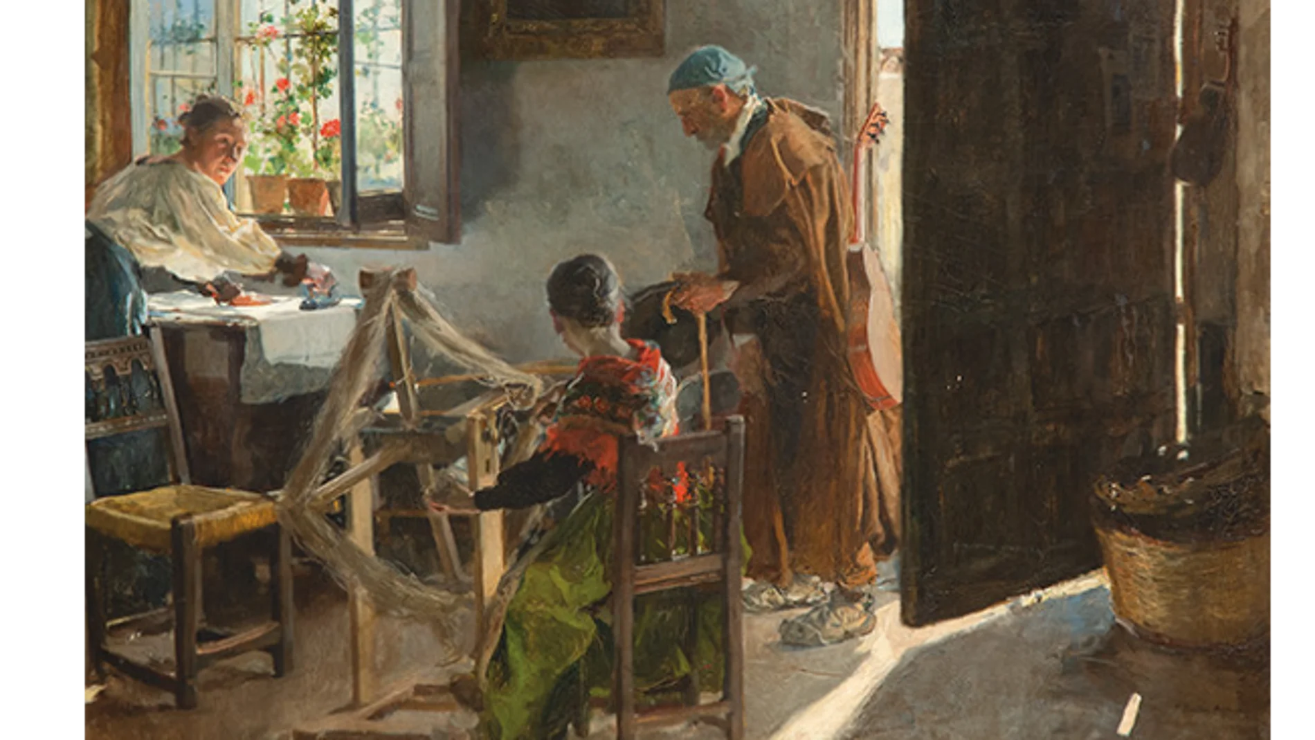 "Trovador callejero. Visita del músico", de Sorolla