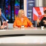 Carmina Barrios, Silvia Abril y Pablo Motos