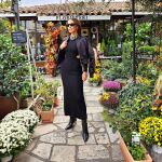 Paula Echevarría con vestido de Mango. 