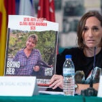 Familiares de israelíes secuestrados por Hamás ofrecen una rueda de prensa en la Comunidad Judía de Madrid
