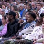 Vinicius, Bellingham, Rodrygo y Tchouaméni, en el WiZink Center