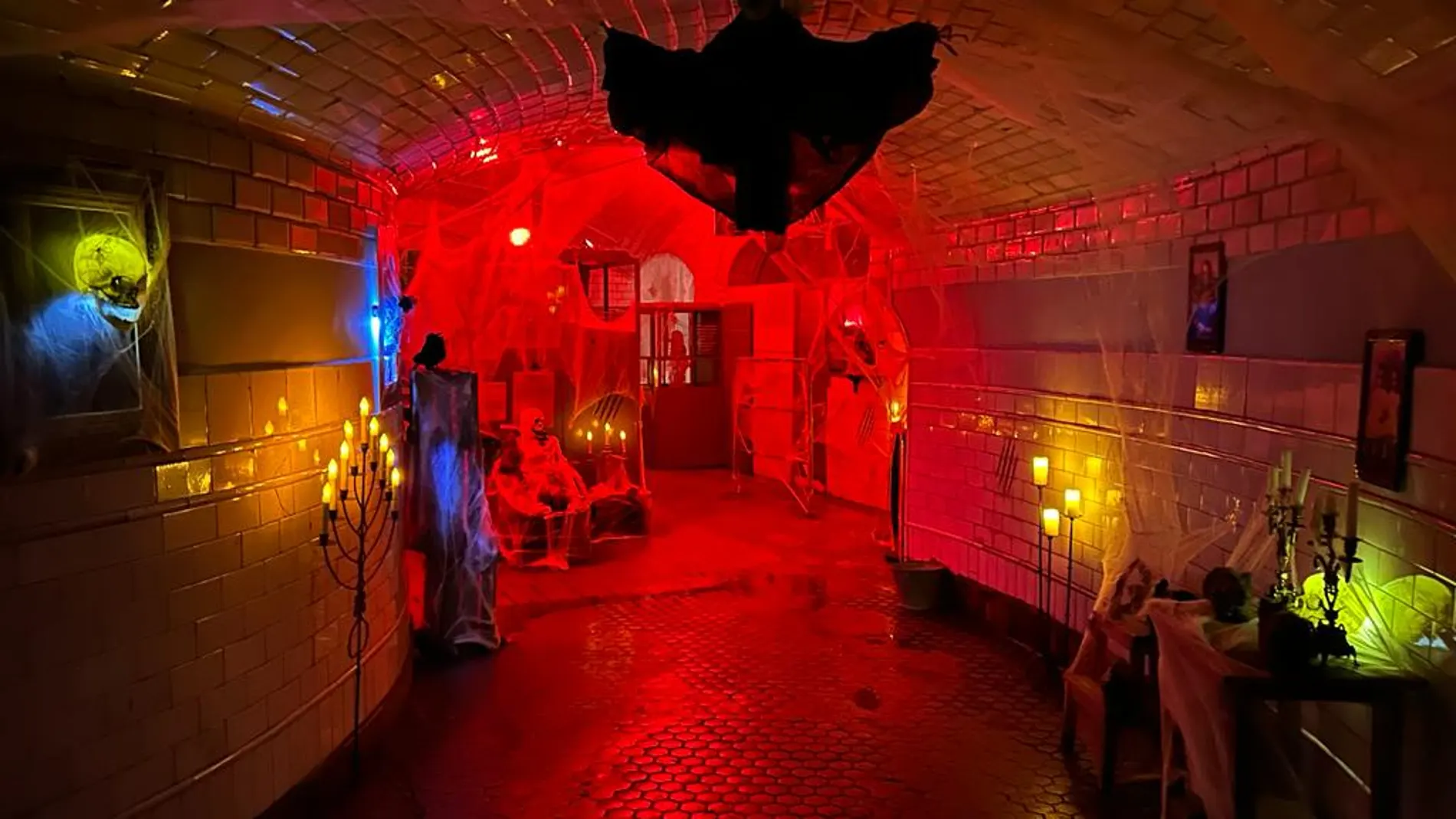 La Estación de Chamberí, recreada por Halloween