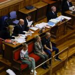 Momento del juicio, en la Audiencia de Barcelona