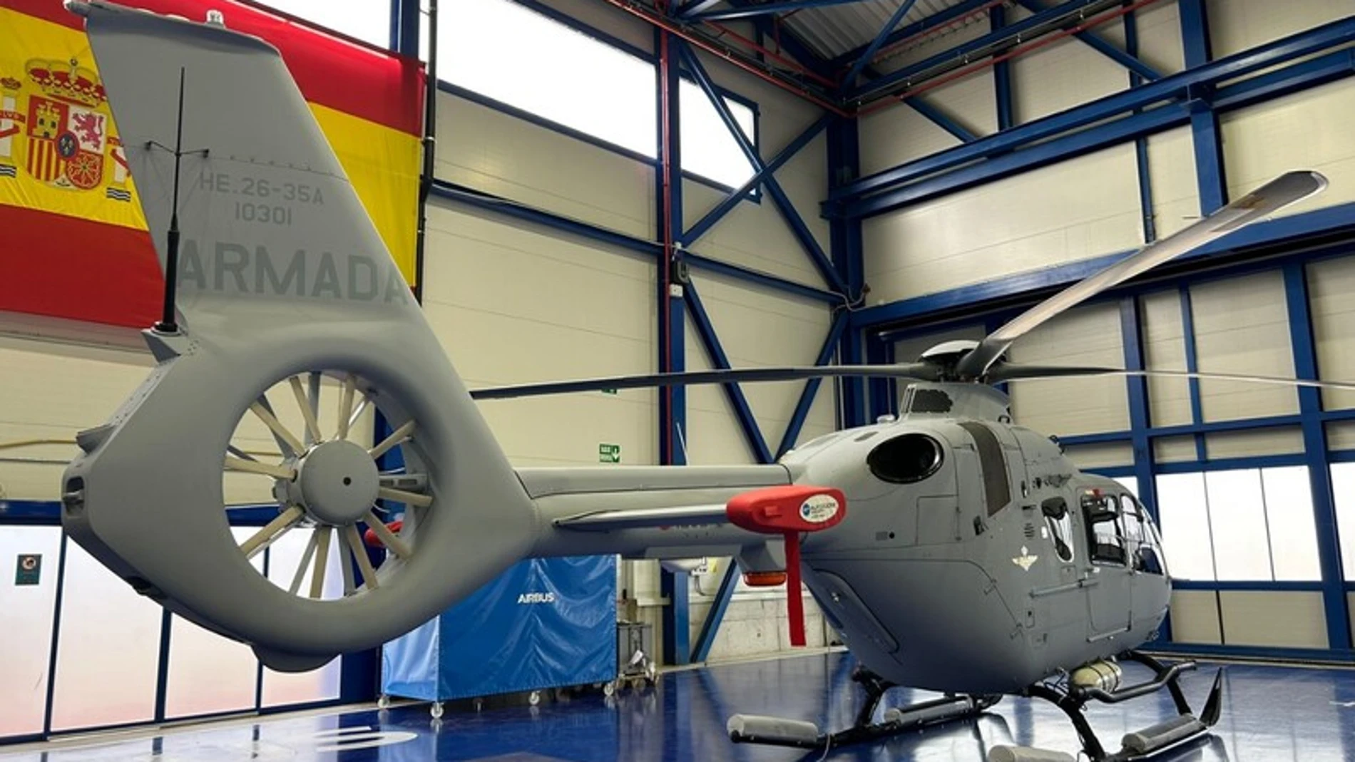 Primer helicóptero Airbus H135 “Nival” que recibió la Armada