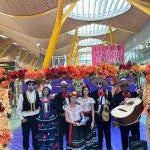 Así se ha disfrazado Madrid-Barajas por Halloween como un «aeromuerto»