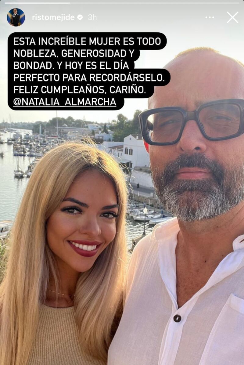Risto Mejide y Natalia Almarcha