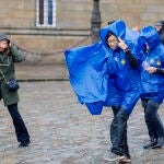 Imagen de archivo de lluvias en Galicia. 